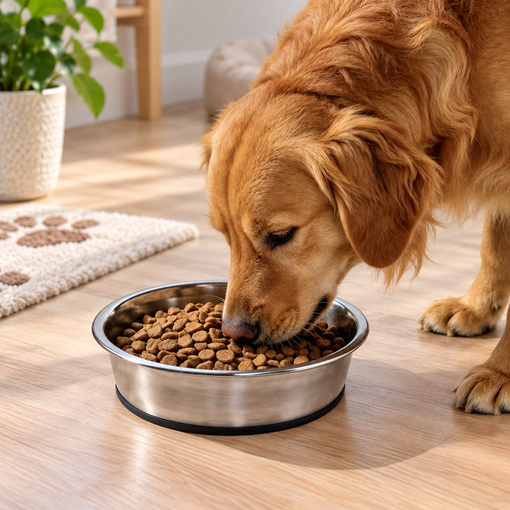 Non-Slip Stainless Steel Dog Bowl Set (2 bowls)